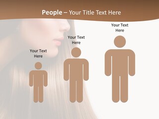 A Woman With Long Blonde Hair Powerpoint Template PowerPoint Template