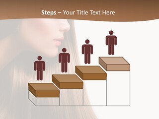 A Woman With Long Blonde Hair Powerpoint Template PowerPoint Template