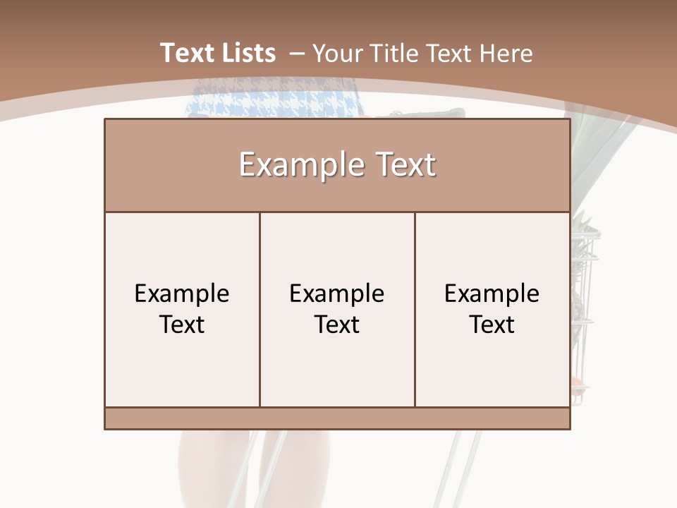 A Woman With A Shopping Cart Full Of Fruits And Vegetables PowerPoint Template