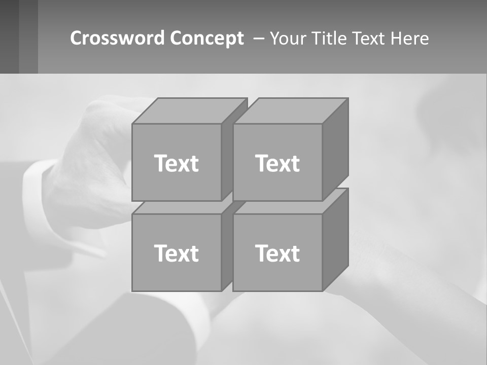 A Man And A Woman Putting A Wedding Ring On Each Other PowerPoint Template