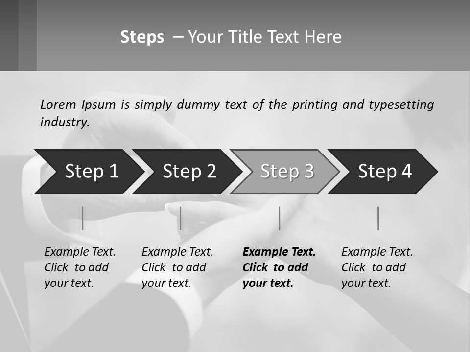 A Man And A Woman Putting A Wedding Ring On Each Other PowerPoint Template