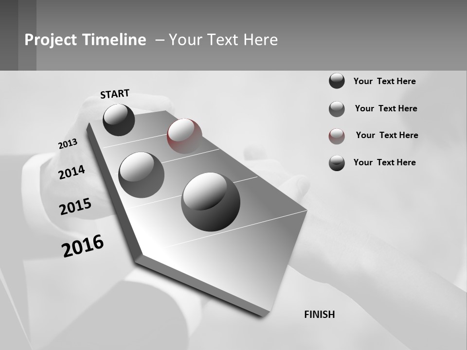 A Man And A Woman Putting A Wedding Ring On Each Other PowerPoint Template