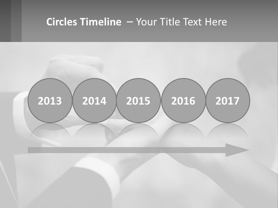 A Man And A Woman Putting A Wedding Ring On Each Other PowerPoint Template