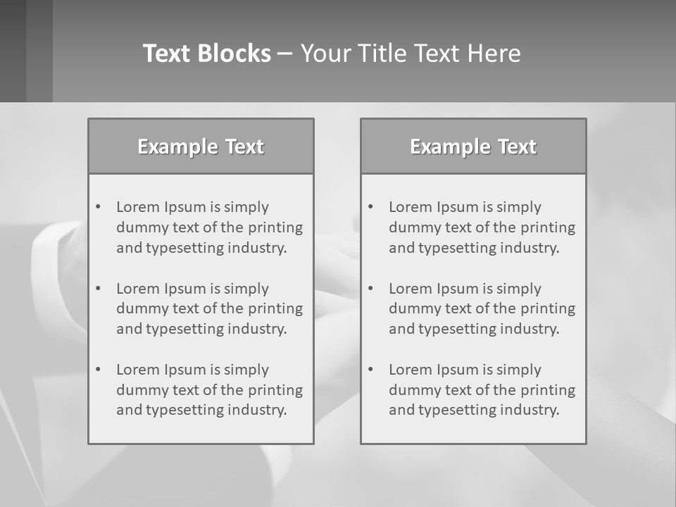 A Man And A Woman Putting A Wedding Ring On Each Other PowerPoint Template