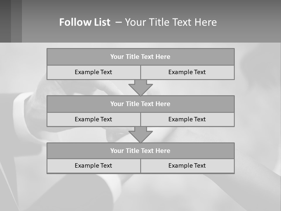 A Man And A Woman Putting A Wedding Ring On Each Other PowerPoint Template