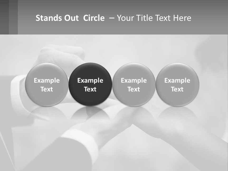 A Man And A Woman Putting A Wedding Ring On Each Other PowerPoint Template