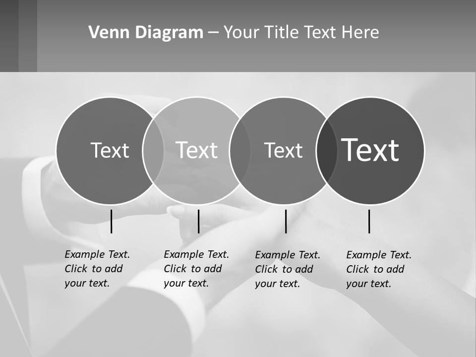 A Man And A Woman Putting A Wedding Ring On Each Other PowerPoint Template