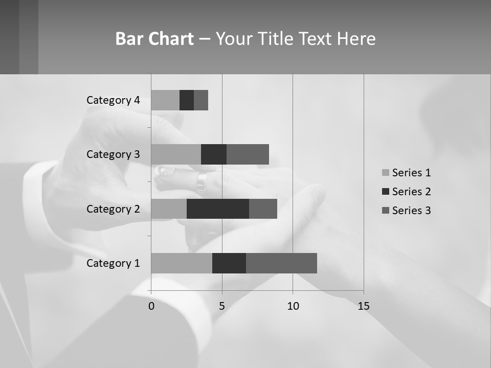A Man And A Woman Putting A Wedding Ring On Each Other PowerPoint Template