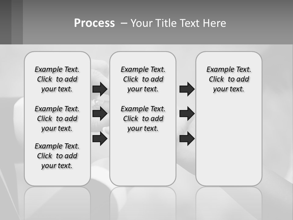 A Man And A Woman Putting A Wedding Ring On Each Other PowerPoint Template