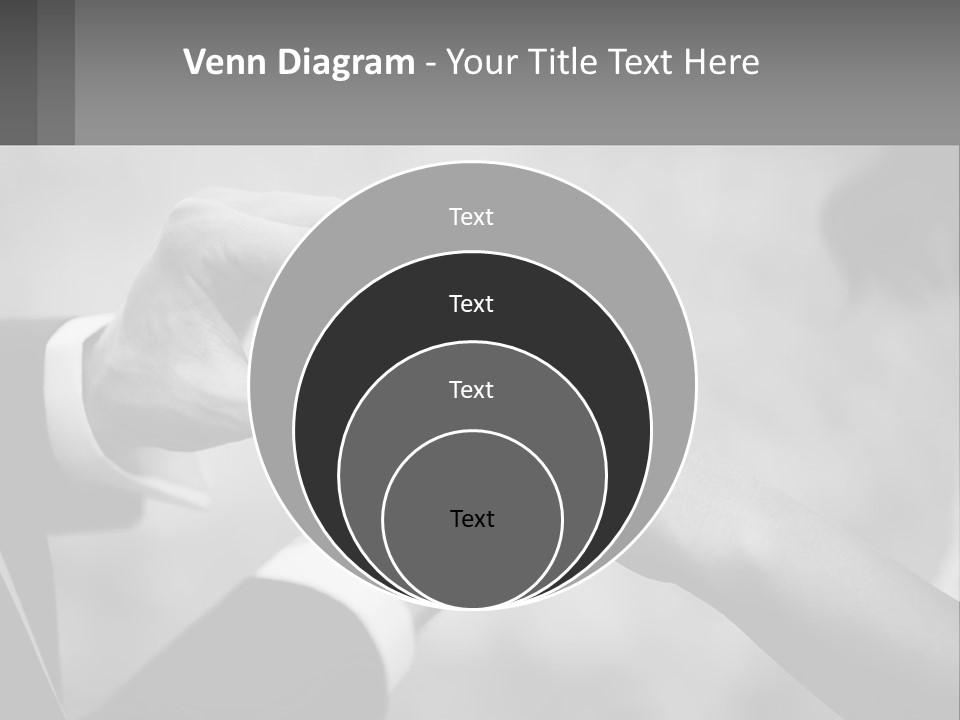 A Man And A Woman Putting A Wedding Ring On Each Other PowerPoint Template