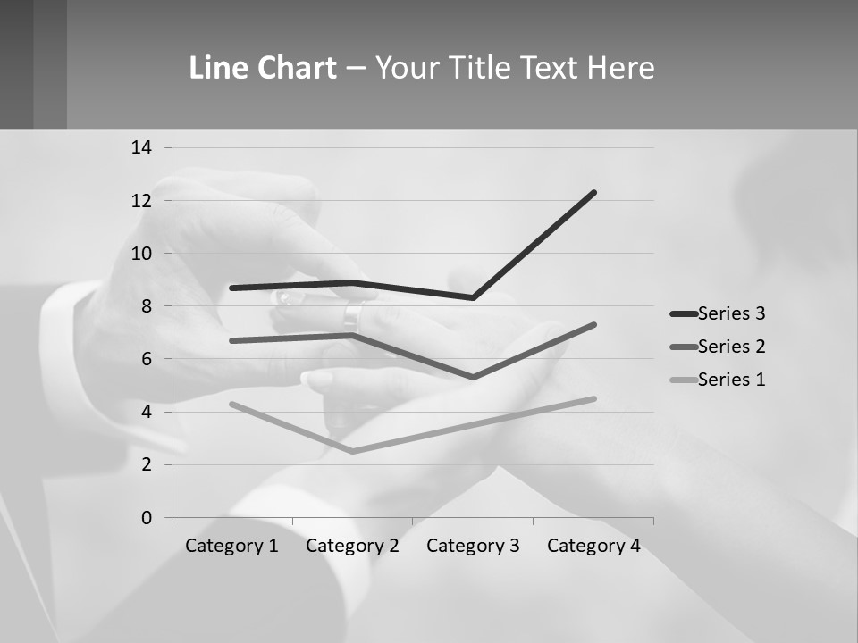 A Man And A Woman Putting A Wedding Ring On Each Other PowerPoint Template