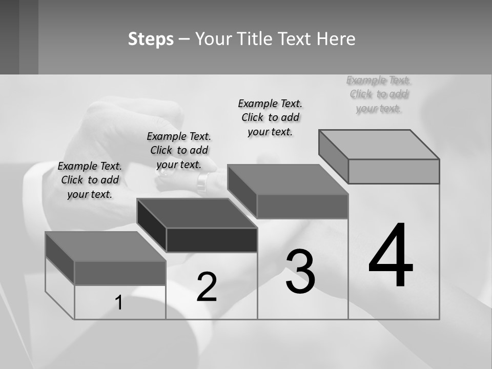 A Man And A Woman Putting A Wedding Ring On Each Other PowerPoint Template