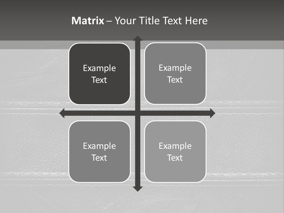 A Black Leather Texture Powerpoint Presentation PowerPoint Template