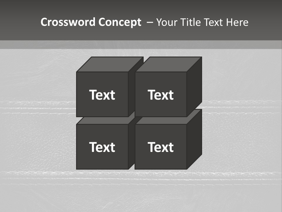 A Black Leather Texture Powerpoint Presentation PowerPoint Template