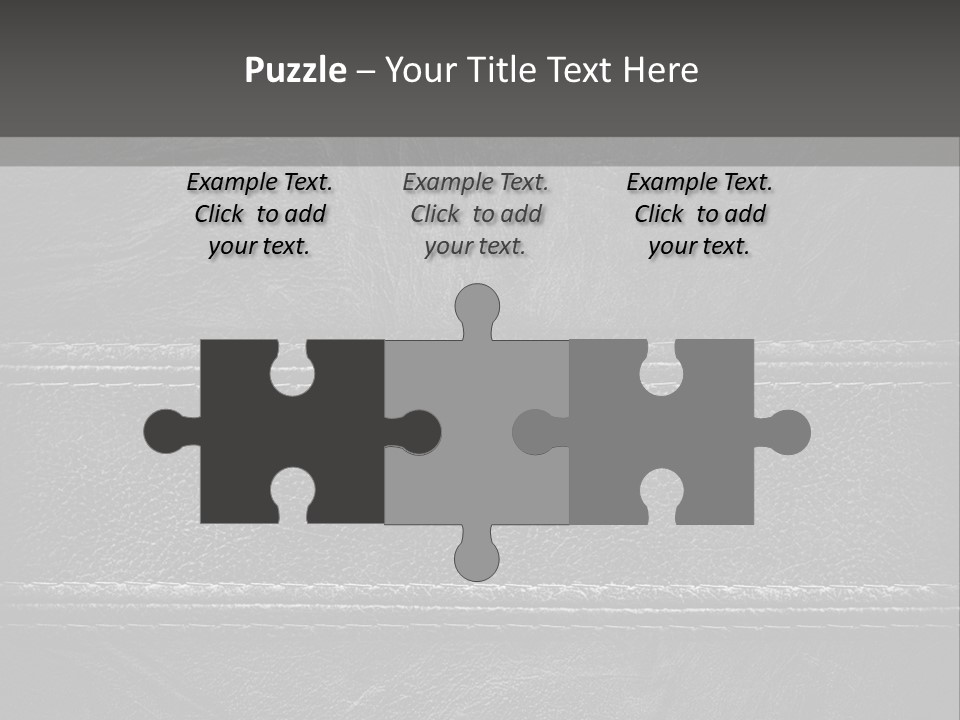 A Black Leather Texture Powerpoint Presentation PowerPoint Template