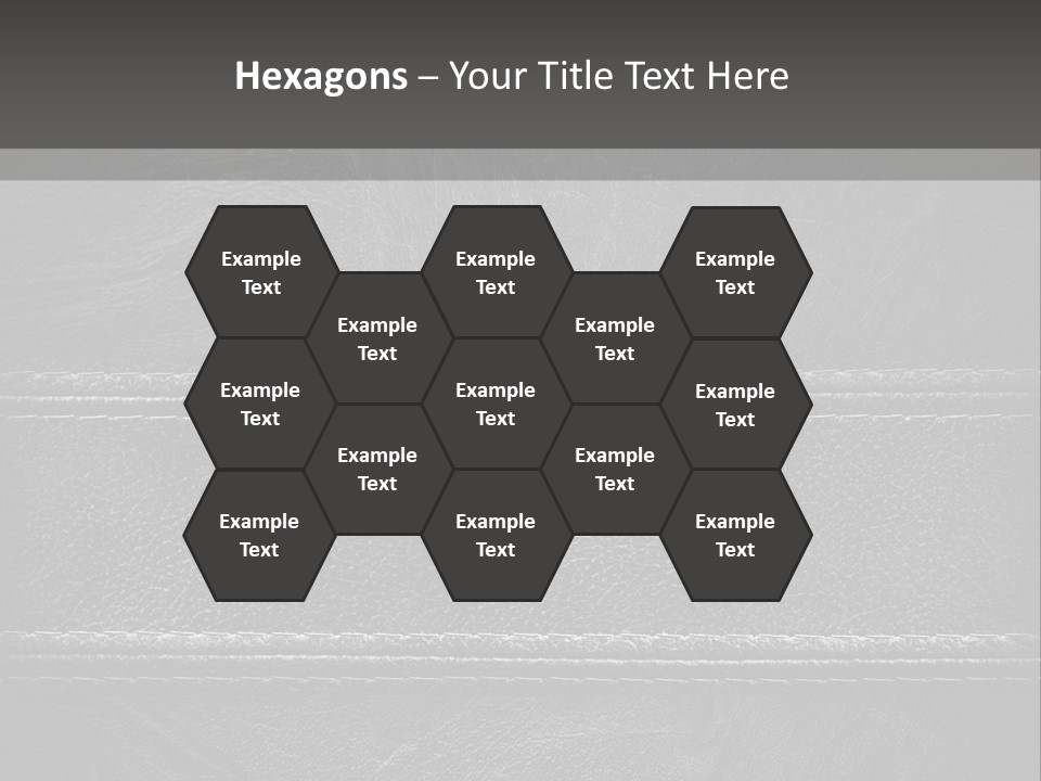 A Black Leather Texture Powerpoint Presentation PowerPoint Template