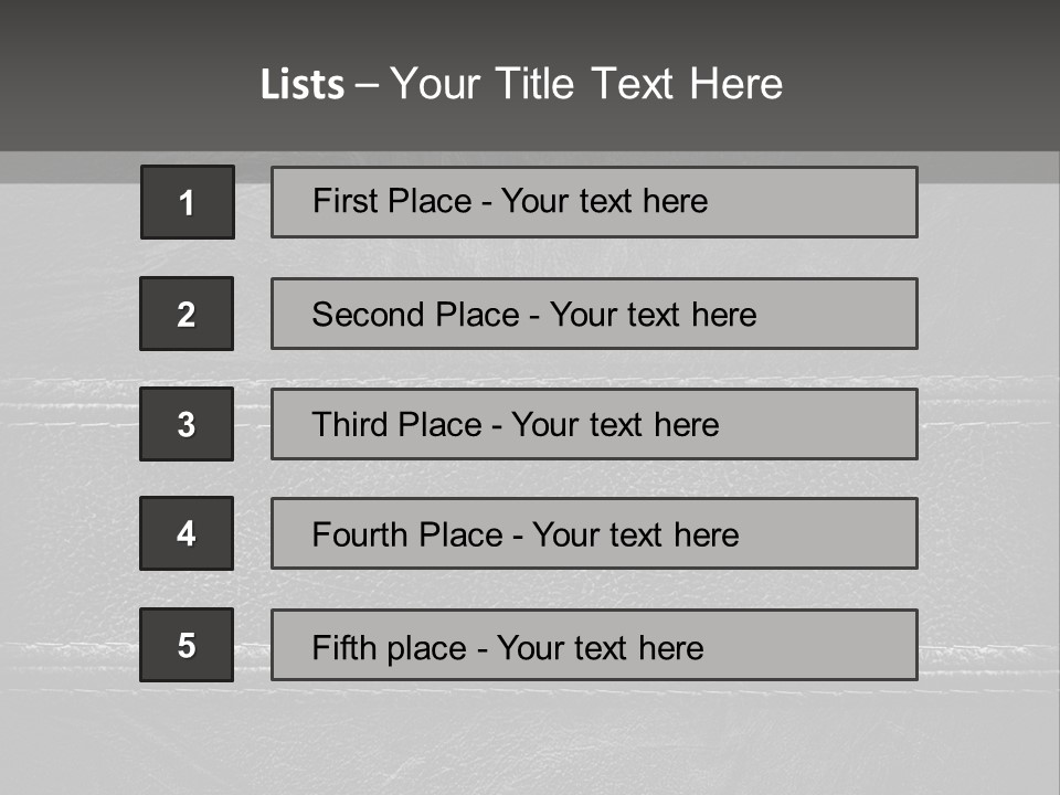 A Black Leather Texture Powerpoint Presentation PowerPoint Template