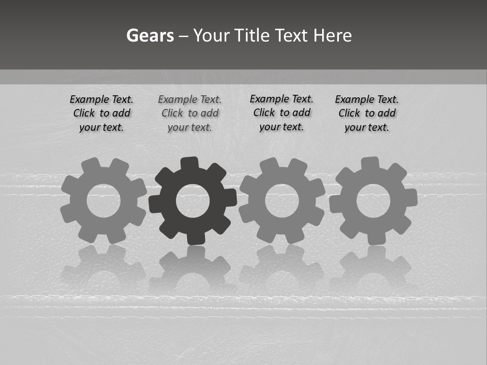 A Black Leather Texture Powerpoint Presentation PowerPoint Template