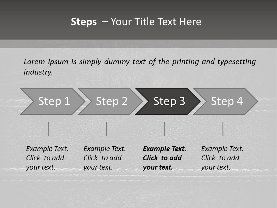 A Black Leather Texture Powerpoint Presentation PowerPoint Template