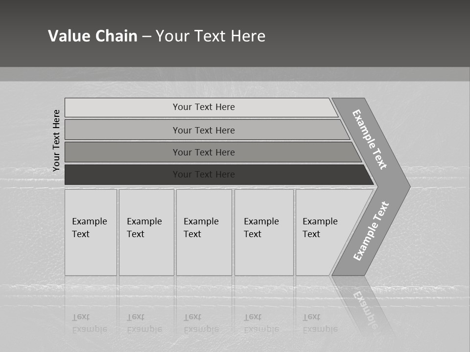 A Black Leather Texture Powerpoint Presentation PowerPoint Template