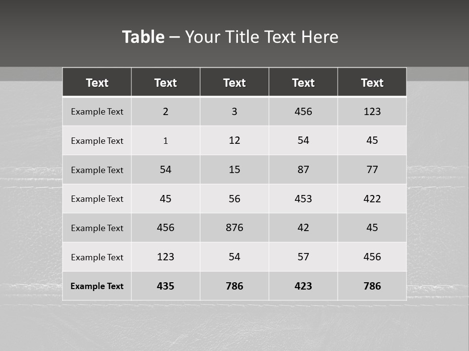 A Black Leather Texture Powerpoint Presentation PowerPoint Template