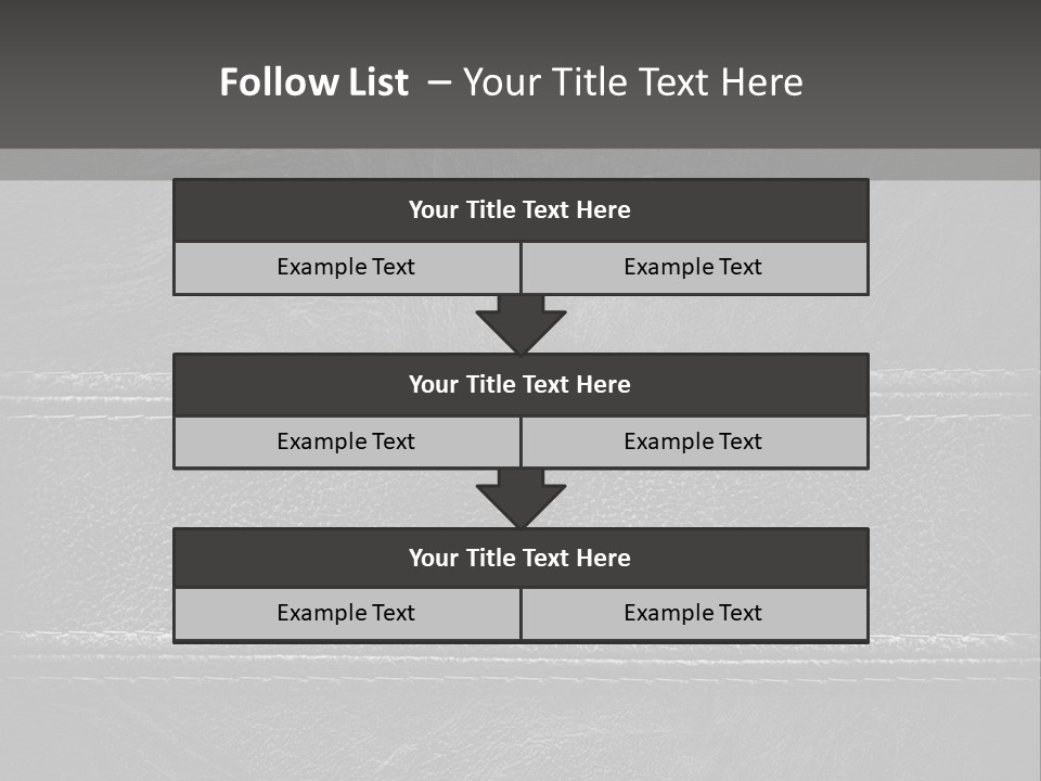 A Black Leather Texture Powerpoint Presentation PowerPoint Template