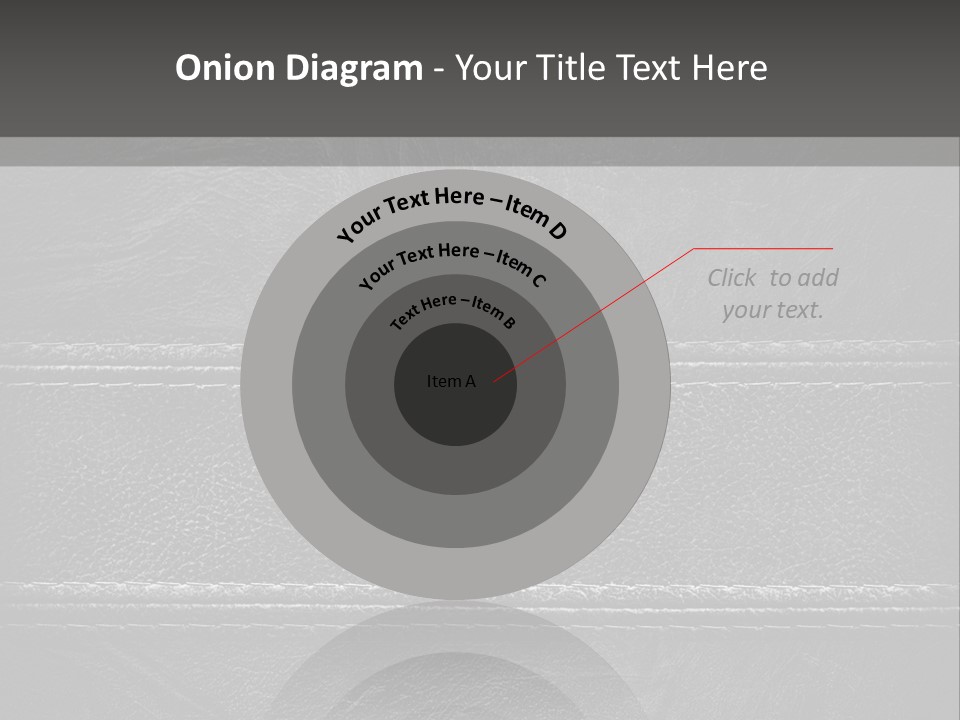 A Black Leather Texture Powerpoint Presentation PowerPoint Template