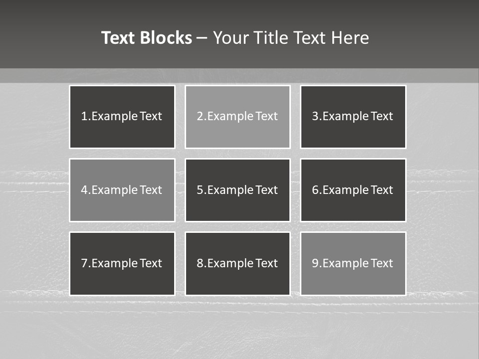 A Black Leather Texture Powerpoint Presentation PowerPoint Template