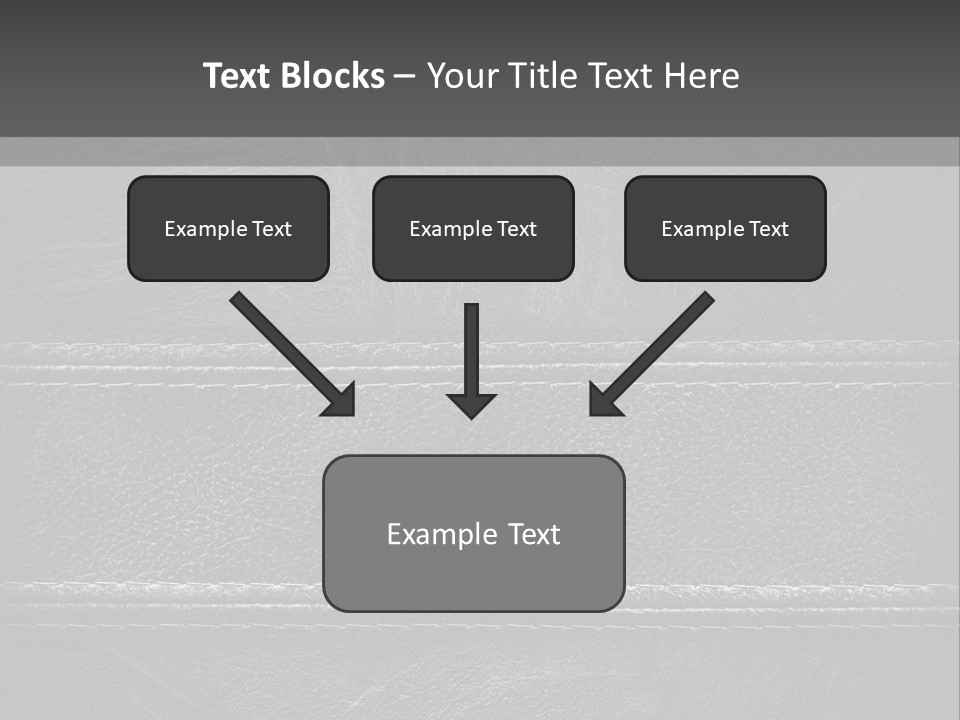 A Black Leather Texture Powerpoint Presentation PowerPoint Template