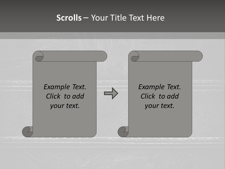 A Black Leather Texture Powerpoint Presentation PowerPoint Template