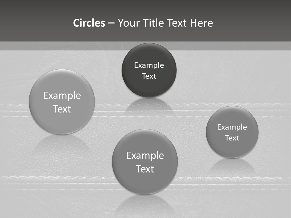 A Black Leather Texture Powerpoint Presentation PowerPoint Template