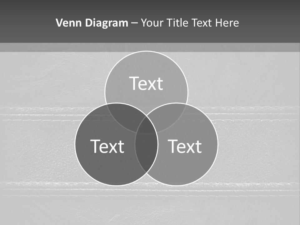 A Black Leather Texture Powerpoint Presentation PowerPoint Template