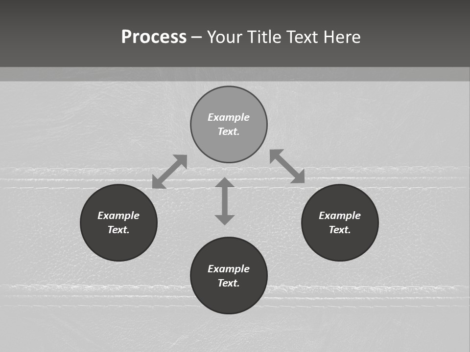 A Black Leather Texture Powerpoint Presentation PowerPoint Template