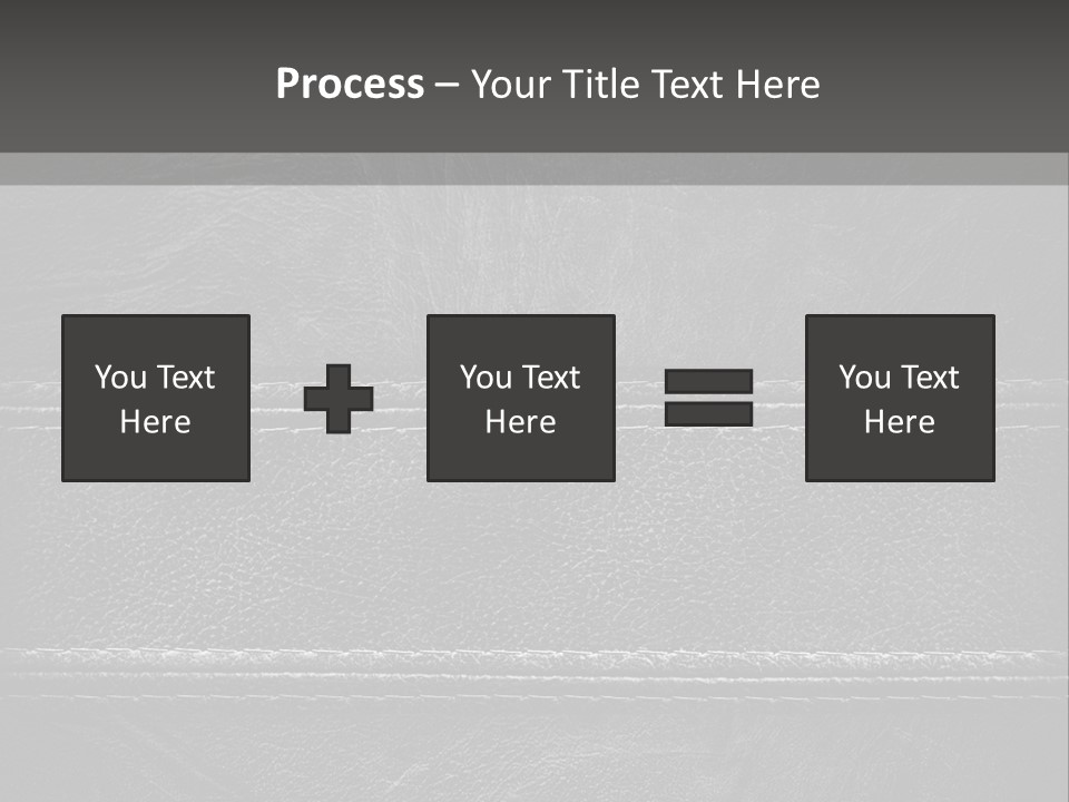 A Black Leather Texture Powerpoint Presentation PowerPoint Template