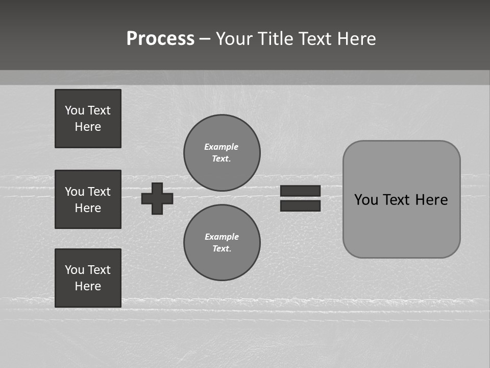 A Black Leather Texture Powerpoint Presentation PowerPoint Template