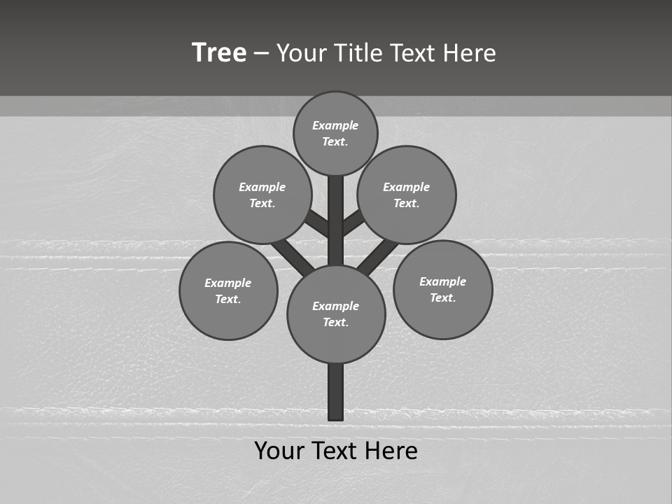 A Black Leather Texture Powerpoint Presentation PowerPoint Template