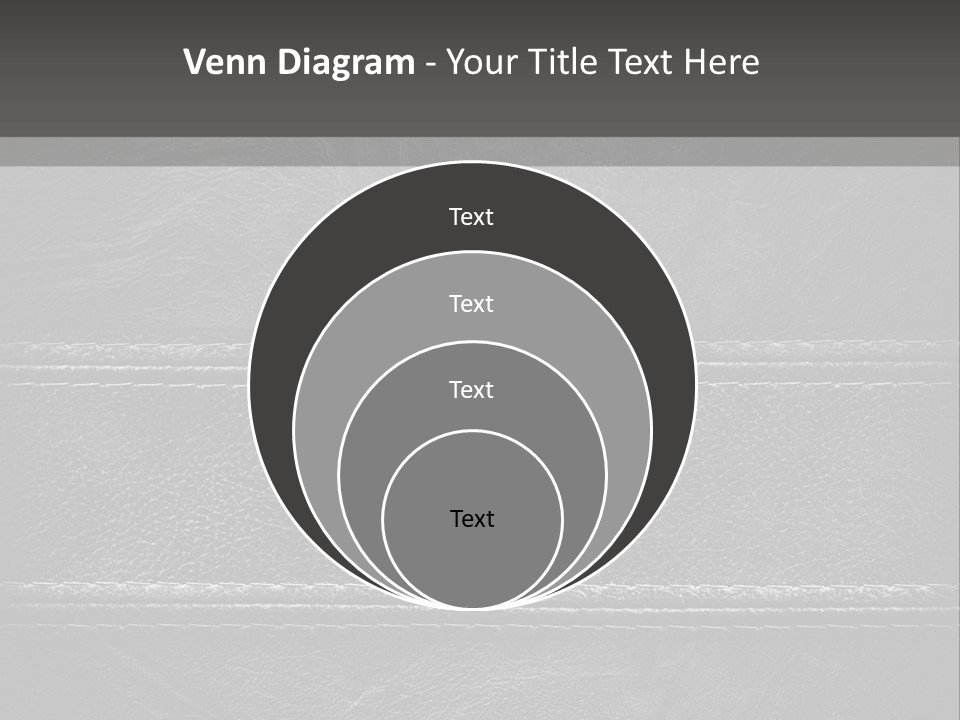A Black Leather Texture Powerpoint Presentation PowerPoint Template
