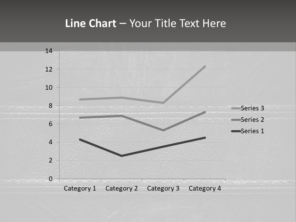 A Black Leather Texture Powerpoint Presentation PowerPoint Template