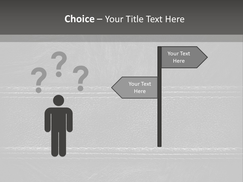 A Black Leather Texture Powerpoint Presentation PowerPoint Template