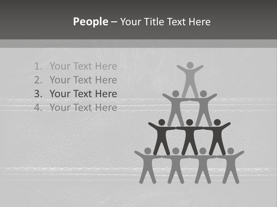 A Black Leather Texture Powerpoint Presentation PowerPoint Template