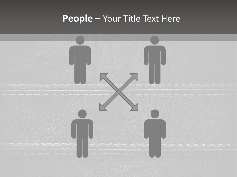 A Black Leather Texture Powerpoint Presentation PowerPoint Template