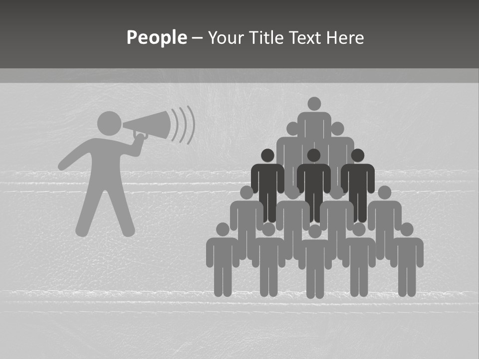 A Black Leather Texture Powerpoint Presentation PowerPoint Template