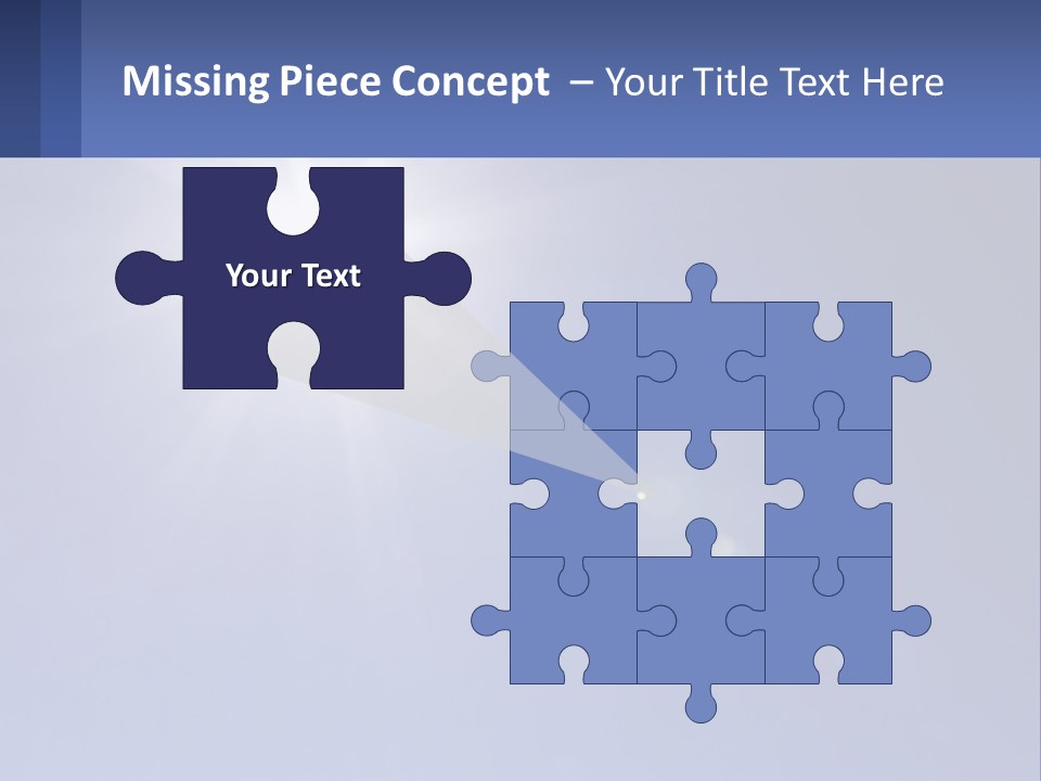 The Sun Is Shining Brightly In The Blue Sky PowerPoint Template