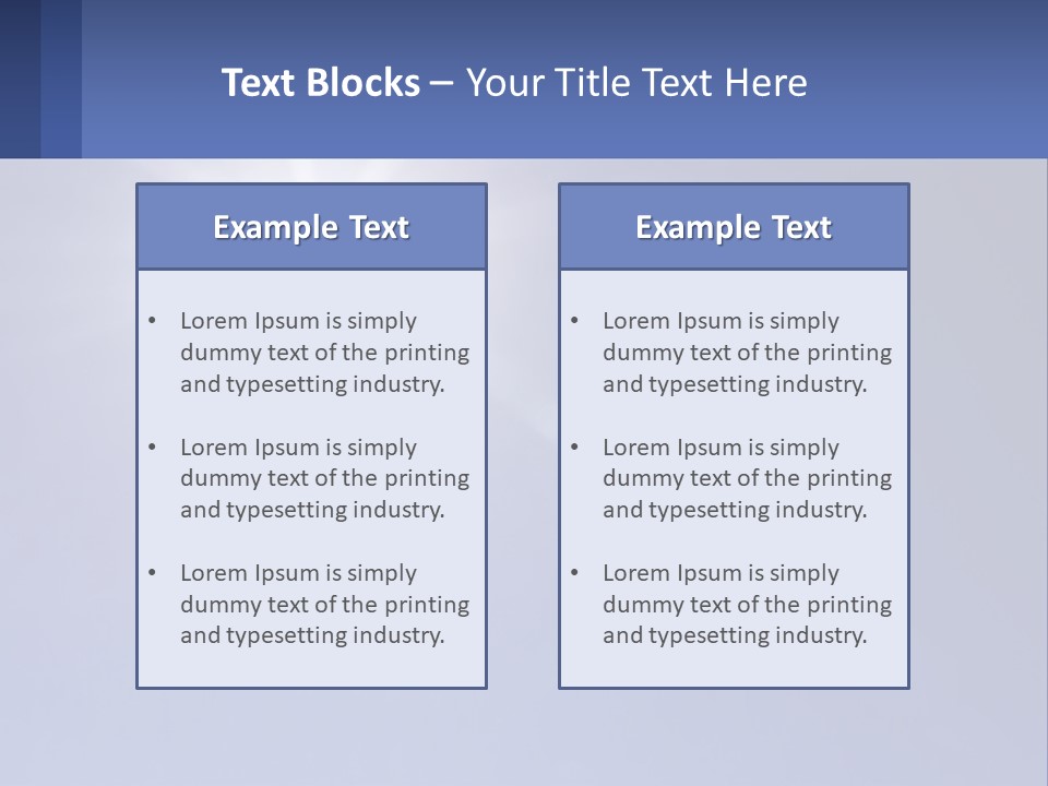 The Sun Is Shining Brightly In The Blue Sky PowerPoint Template