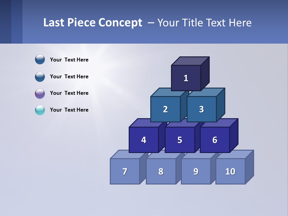 The Sun Is Shining Brightly In The Blue Sky PowerPoint Template