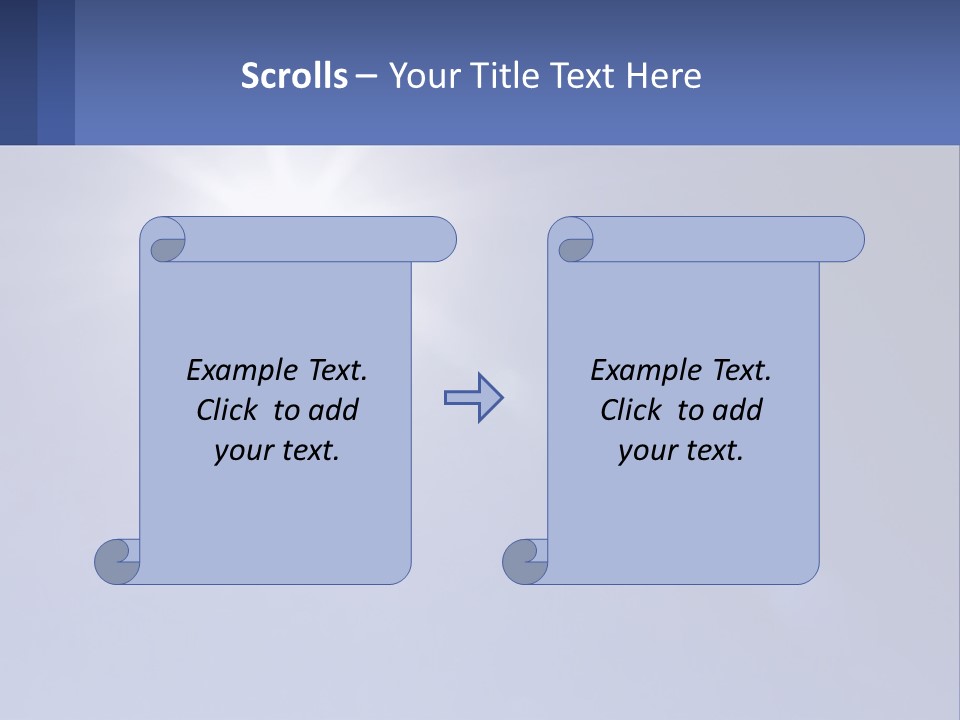 The Sun Is Shining Brightly In The Blue Sky PowerPoint Template