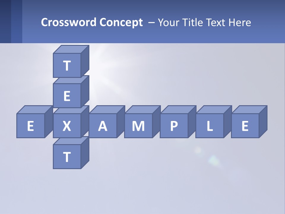 The Sun Is Shining Brightly In The Blue Sky PowerPoint Template