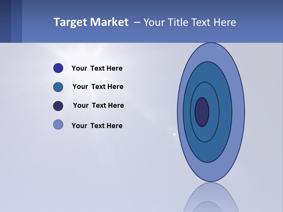 The Sun Is Shining Brightly In The Blue Sky PowerPoint Template