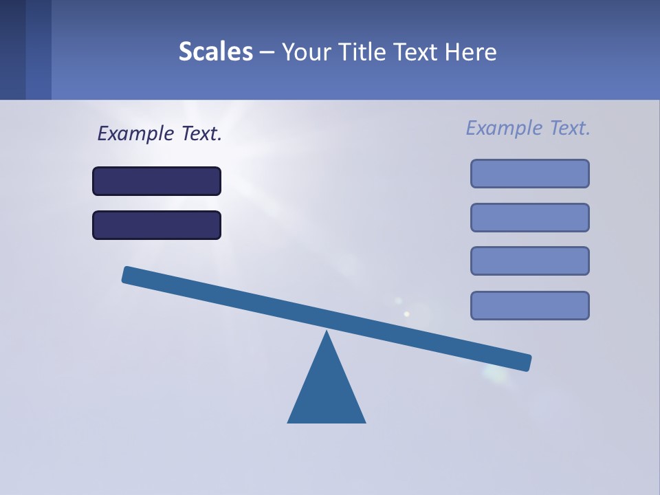 The Sun Is Shining Brightly In The Blue Sky PowerPoint Template