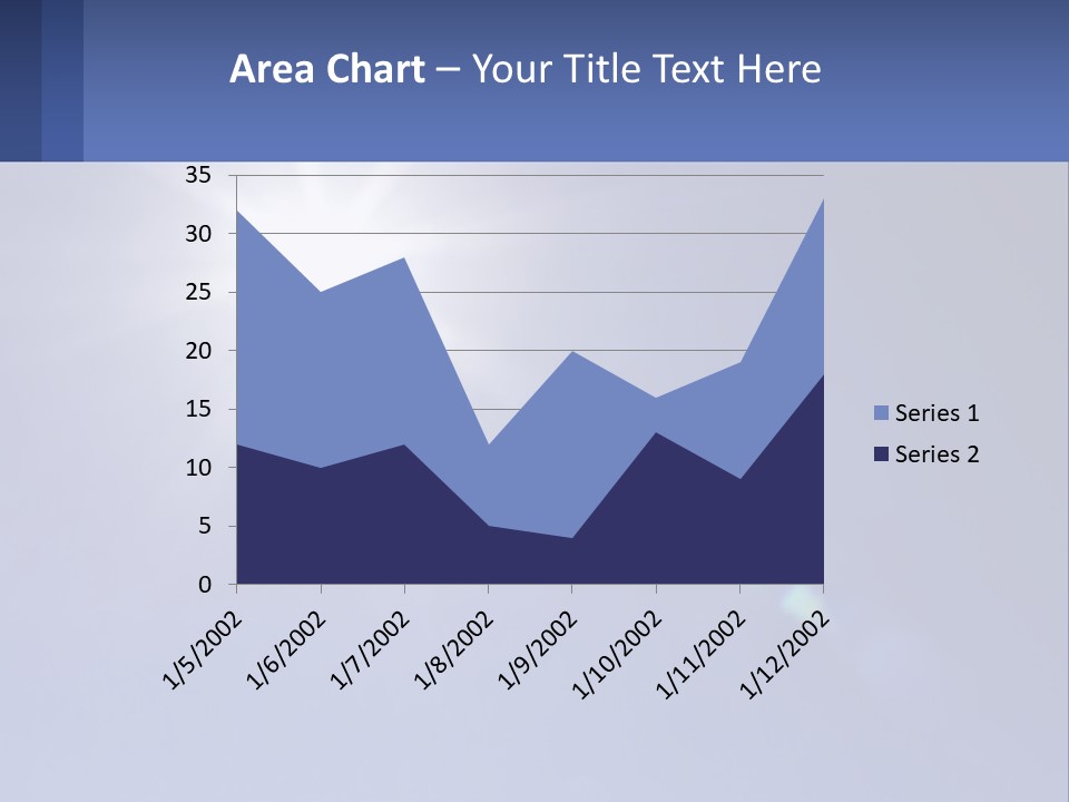 The Sun Is Shining Brightly In The Blue Sky PowerPoint Template